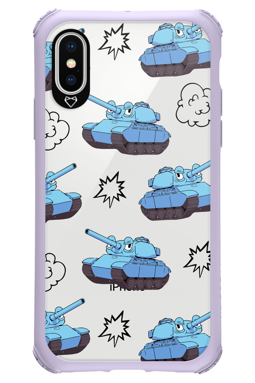Tank Guy Transparent - Apple iPhone XS
