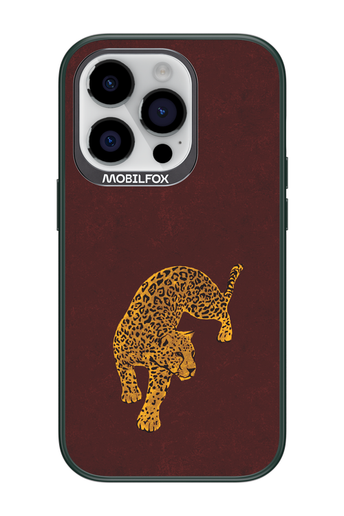 Burgundy Leopard - Apple iPhone 14 Pro