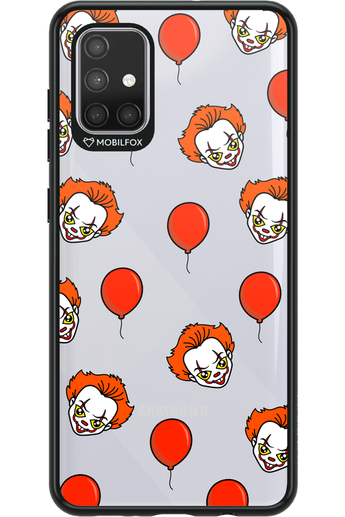 Mystery Clown (Transparent) - Samsung Galaxy A71