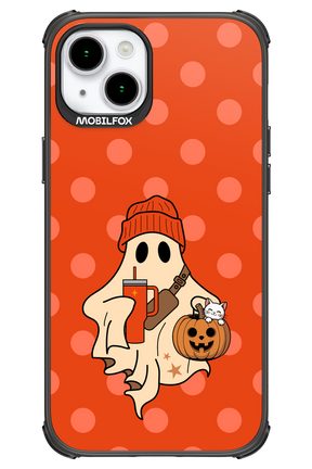 Ghost Girl (Orange) - Apple iPhone 15 Plus