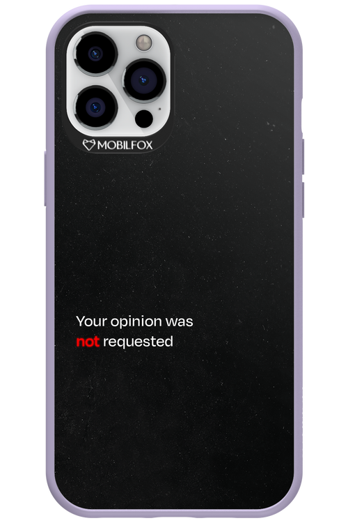 Not Requested 2.0 - Apple iPhone 12 Pro Max