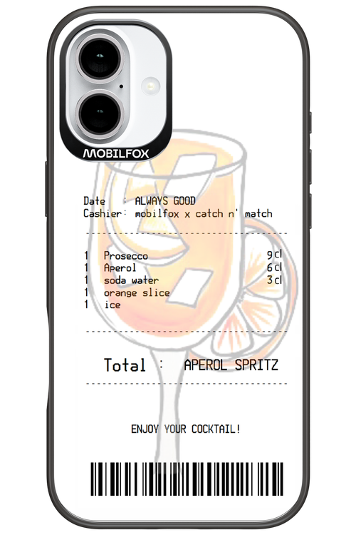 aperol spritz cocktail - Apple iPhone 16 Plus