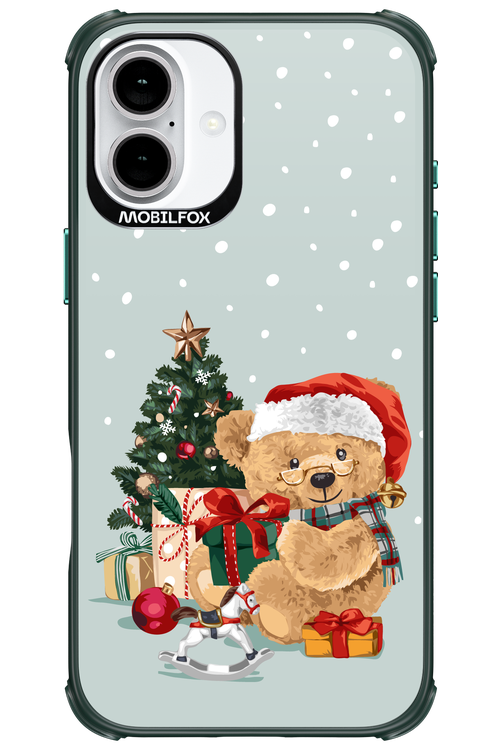 Merry Christmas Bear - Apple iPhone 16 Plus