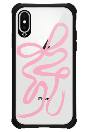 Pink Bow - Apple iPhone X