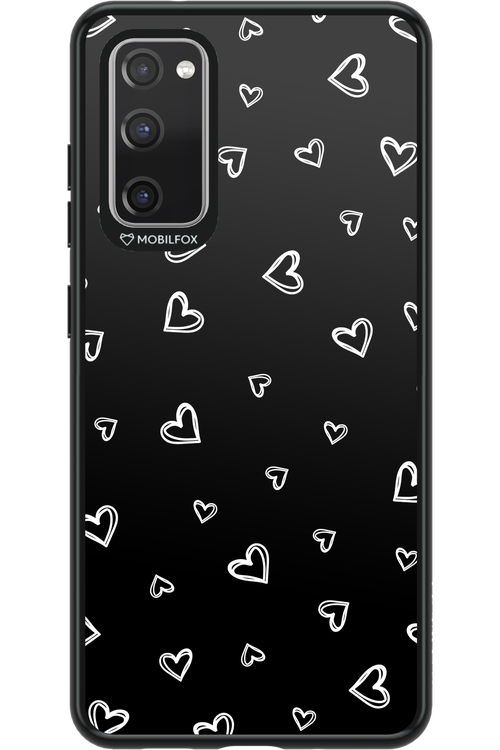 Monochrome Hearts 2.0 - Samsung Galaxy S20 FE