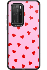 Sprinkle Heart Pink - Huawei P40 Pro
