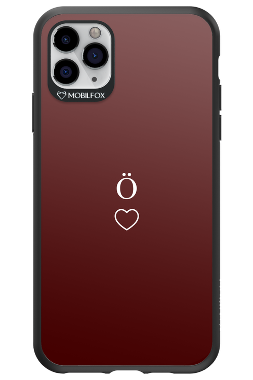 O Burgundia II 2.0 - Apple iPhone 11 Pro Max