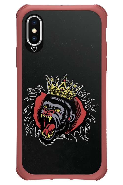 Monkey Rage Black - Apple iPhone X