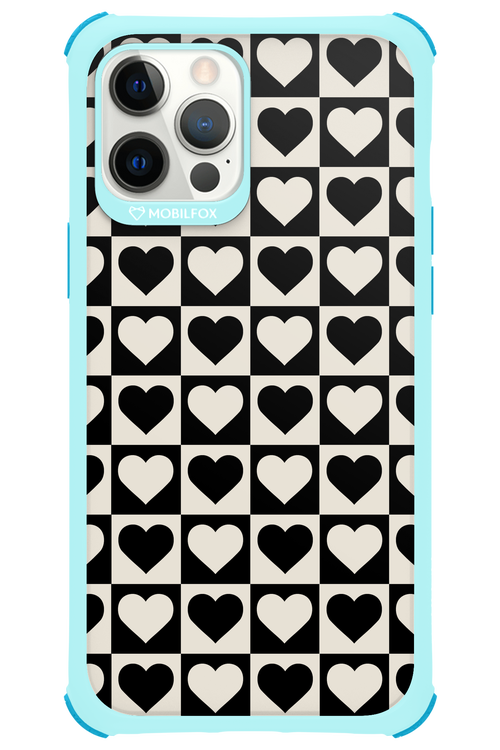 Checkered Heart - Apple iPhone 12 Pro Max