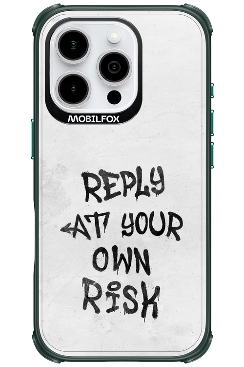 At Your Own Risk - Apple iPhone 16 Pro