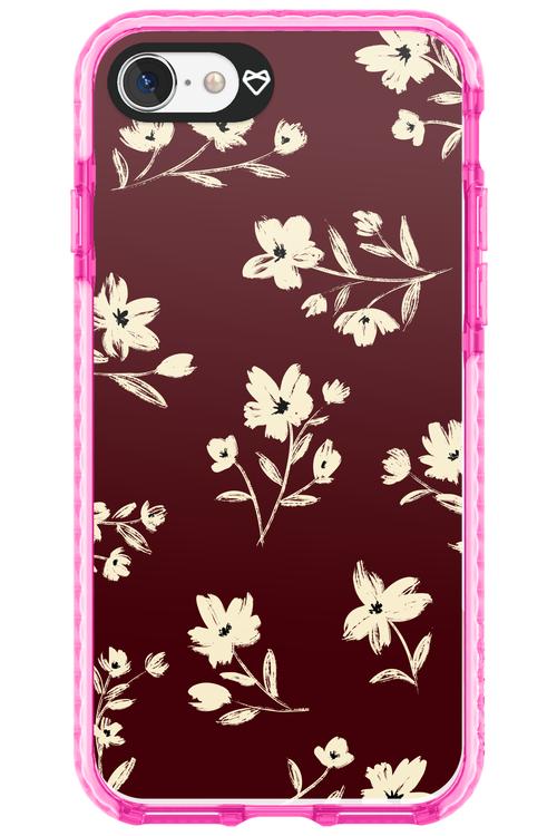 Bloom of Burgundy - Apple iPhone 8