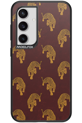 Burgundy Leopard Pattern - Samsung Galaxy S24