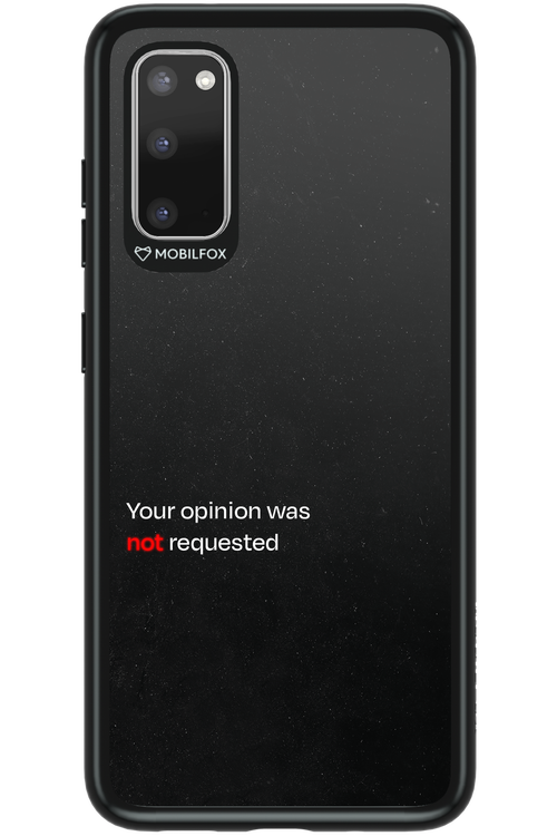 Not Requested - Samsung Galaxy S20