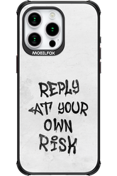 At Your Own Risk - Apple iPhone 15 Pro Max
