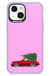 XMAS Car Pink - Apple iPhone 13 Mini