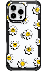 Smiley Flowers Transparent - Apple iPhone 16 Pro Max