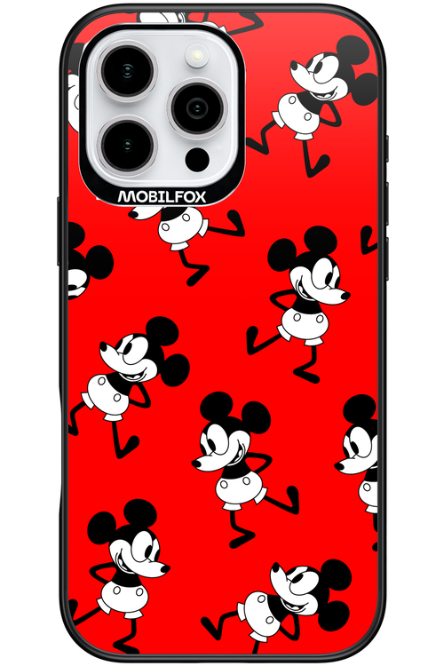 Iconic Mouse (red pattern) - Apple iPhone 16 Pro Max