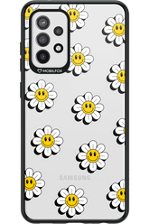 Smiley Flowers Transparent - Samsung Galaxy A72