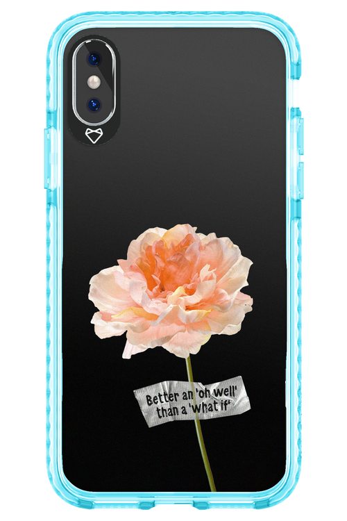 Flower Black - Apple iPhone X
