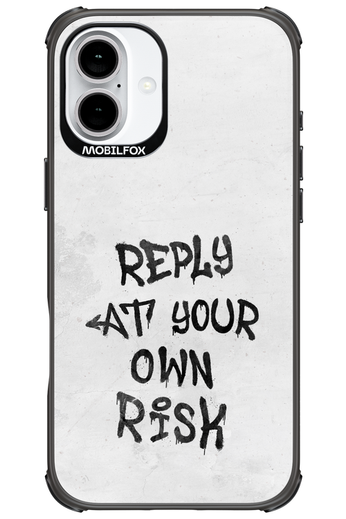 At Your Own Risk 2.0 - Apple iPhone 16 Plus