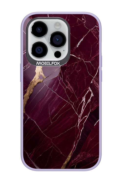Burgundy Marble - Apple iPhone 14 Pro