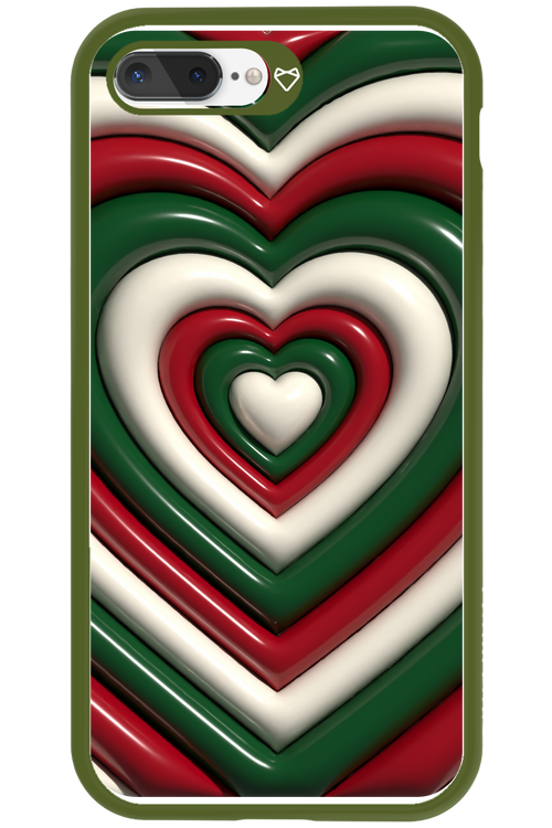 XMAS Hearts - Apple iPhone 8 Plus