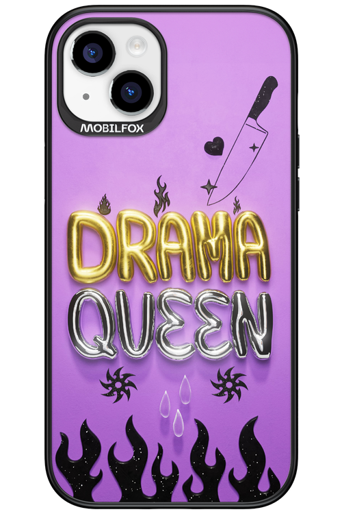 Drama Queen Purple - Apple iPhone 15 Plus