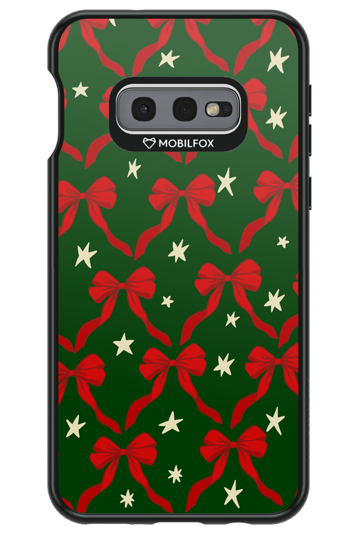 Bow & Stars (Green) - Samsung Galaxy S10e