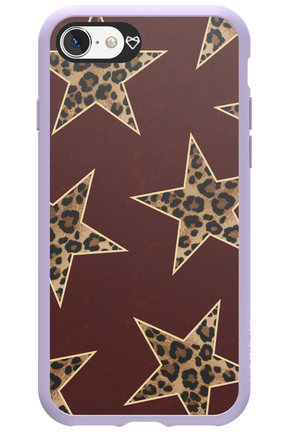 Wild Stars Burgundy - Apple iPhone 8