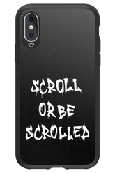 Scroll Black - Apple iPhone XS