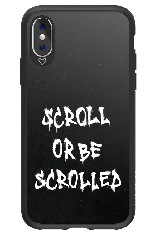 Scroll Black - Apple iPhone XS