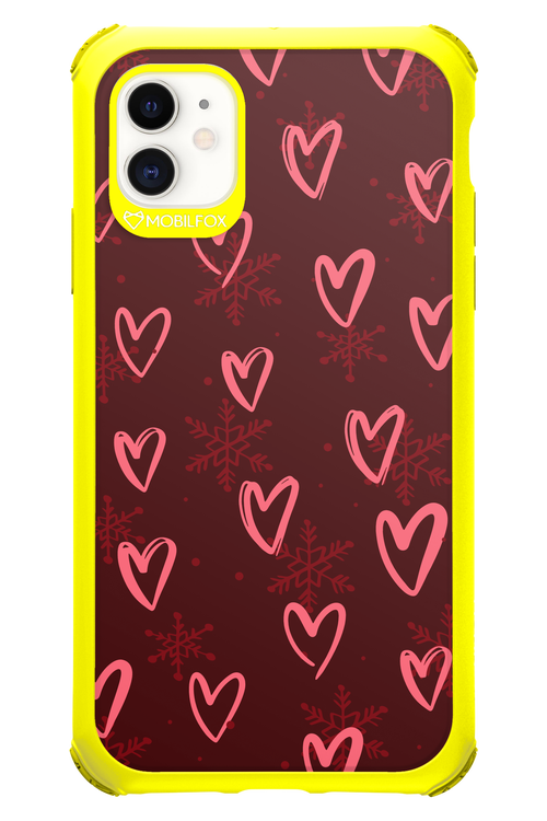 Christmas Hearts - Apple iPhone 11