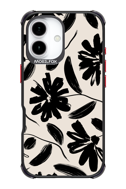 Monochrome Flowerss 2.0 - Apple iPhone 17