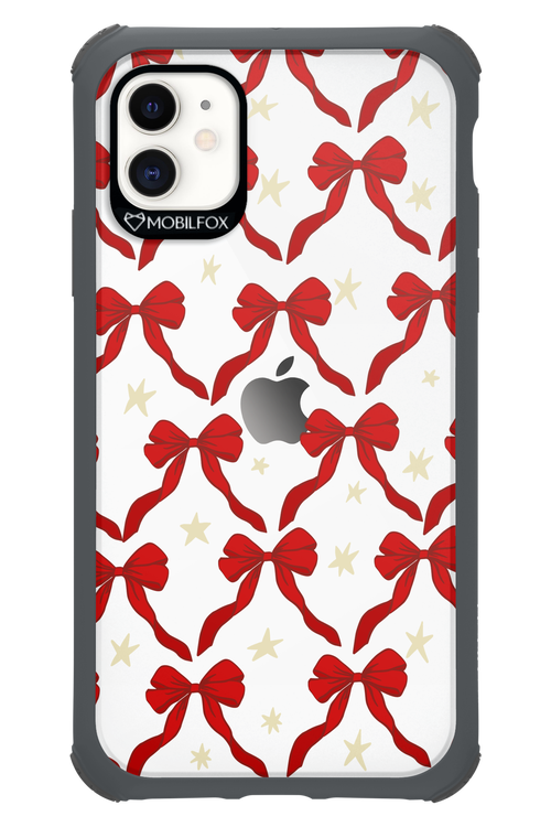 Bow & Stars (Transparent) - Apple iPhone 11