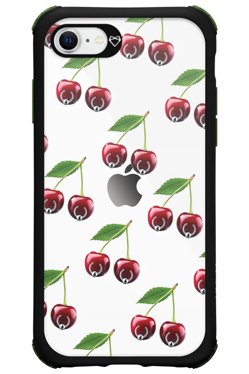 Spicy Cherries Transparent - Apple iPhone SE 2022