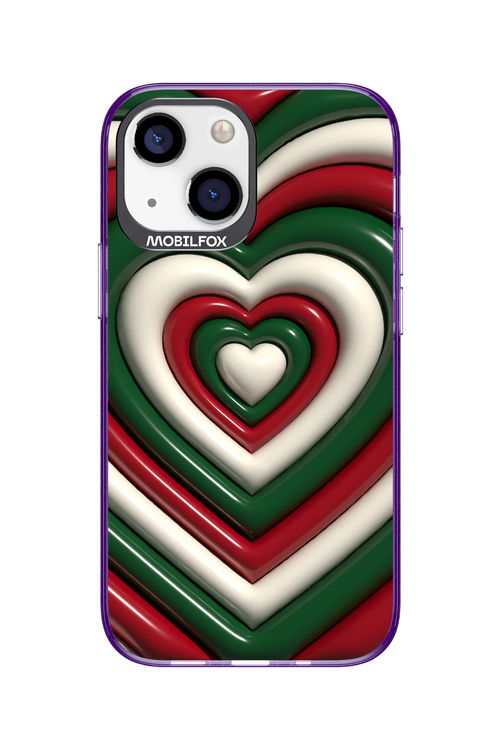 XMAS Hearts - Apple iPhone 13 Mini