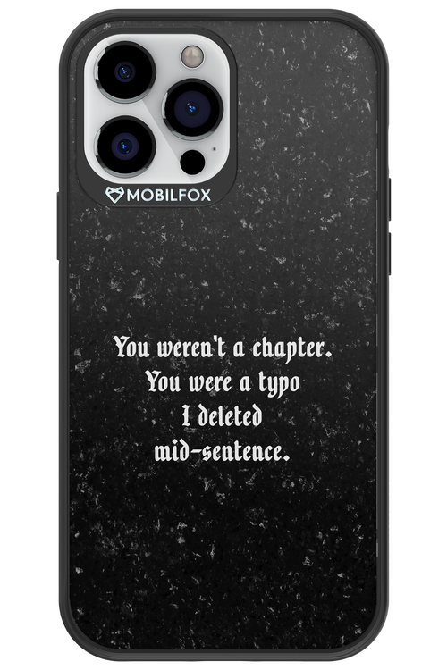 A Typo - Apple iPhone 13 Pro Max