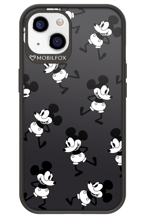 Iconic Mouse (antracite pattern) - Apple iPhone 13