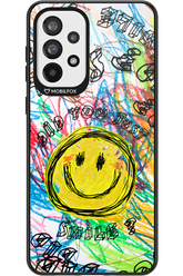 Crayon Smiley Colorful - Samsung Galaxy A73