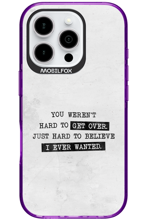 Hard to Believe - Apple iPhone 16 Pro