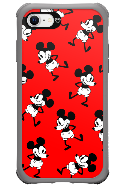 Iconic Mouse (red pattern) - Apple iPhone SE 2020