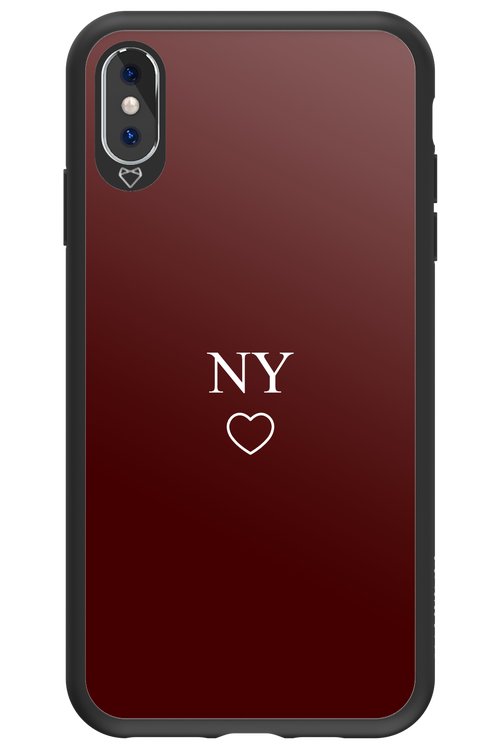 NY Burgundia 2.0 - Apple iPhone XS Max