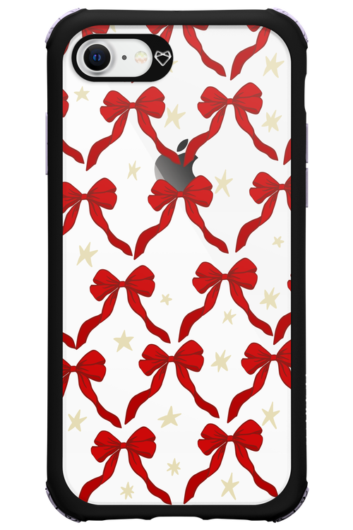 Bow & Stars (Transparent) - Apple iPhone 8