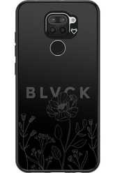 Black Flowers - Xiaomi Redmi Note 9