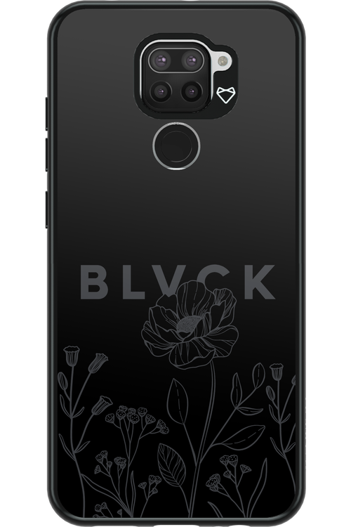 Black Flowers - Xiaomi Redmi Note 9