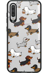 Scary Dachshund (Transparent) - Samsung Galaxy A70