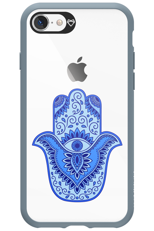 Hamsa Blue - Apple iPhone 8