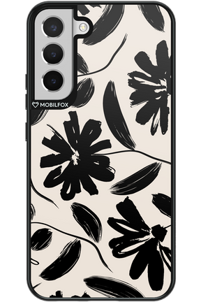 Monochrome Flowerss - Samsung Galaxy S22+