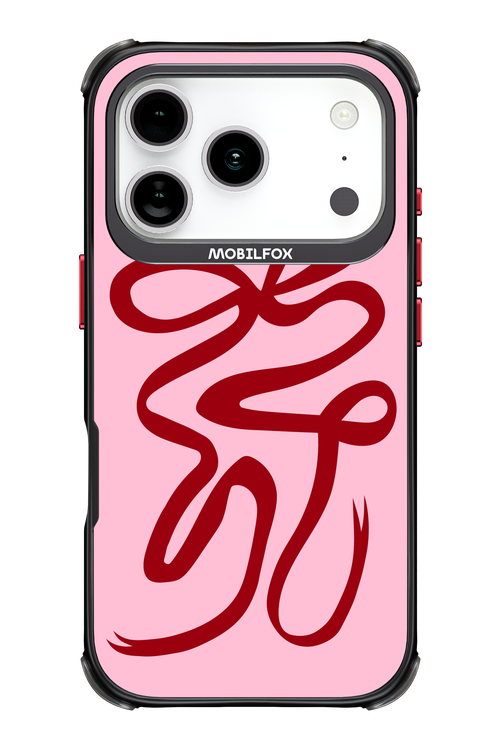 Burgundy Bow - Apple iPhone 17 Pro