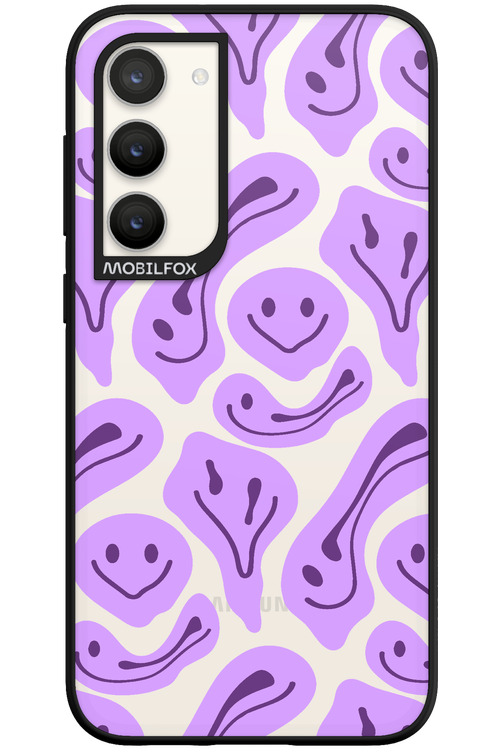 Fluid Smiley Purple - Samsung Galaxy S23 Plus